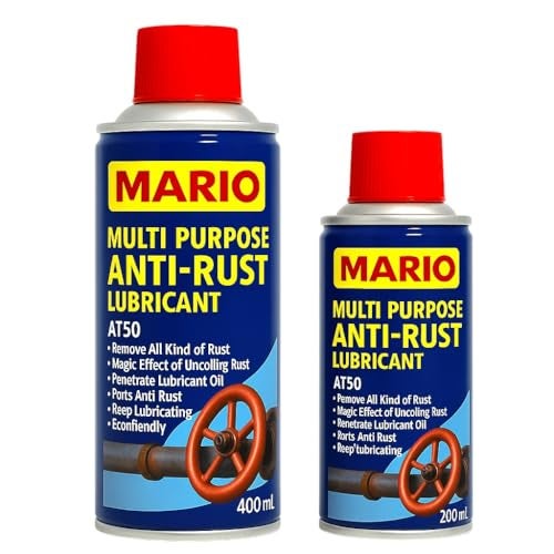 Mario AT-50, Multipurpose Spray, Lubricant, Rust Remover, Cleans Bike Chains, Squeak Noise Remover, Stain Remover, and Cleaning Agent 200ml - Image 3