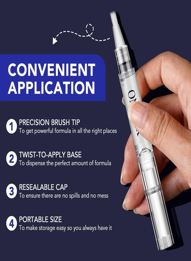OMZOK Toenail Fungus Pen - 25% Undecylenic Acid, Tea Tree Oil - Toenail Fungus Treatment Extra Strength for Toe Nail Repair Pen for Damaged Nails, Foot Fungal Nail Treatment for Fungi Funginail - 5pcs - Image 4