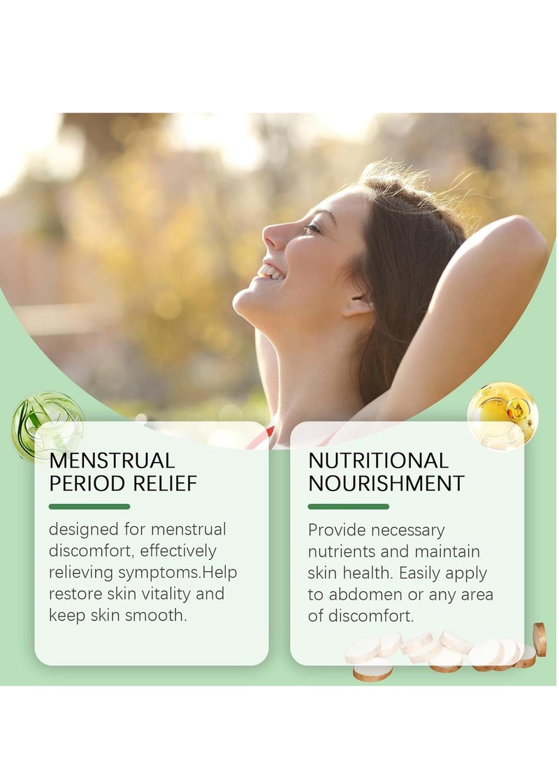 NORTH MOON Wild Yam Cream, Organic Enriched Wild Yam Cream, All Natural Body Moisturiser, Tight Skin, Wild Yam Cream Hormone Balance, Anti Wrinkle, Relief, Skin Cream for Women Dry Skin, PMS & Menopause Relief 100g  - Image 3