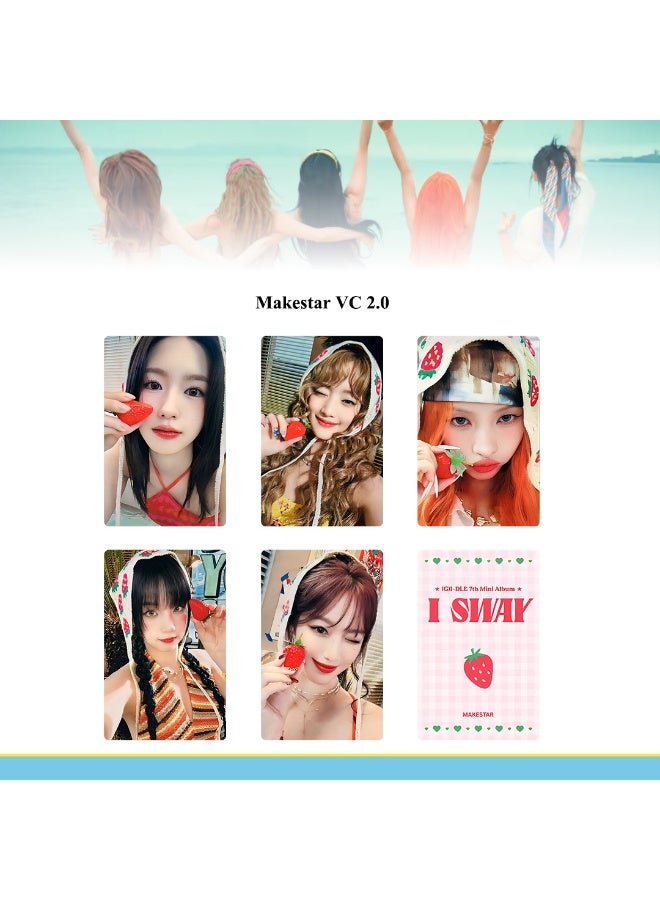 NIBEMINENT 5 Pcs Kpop（G)I-DLE I SWAY Lomo Cards Card For Fans Collection Gifts - Image 1