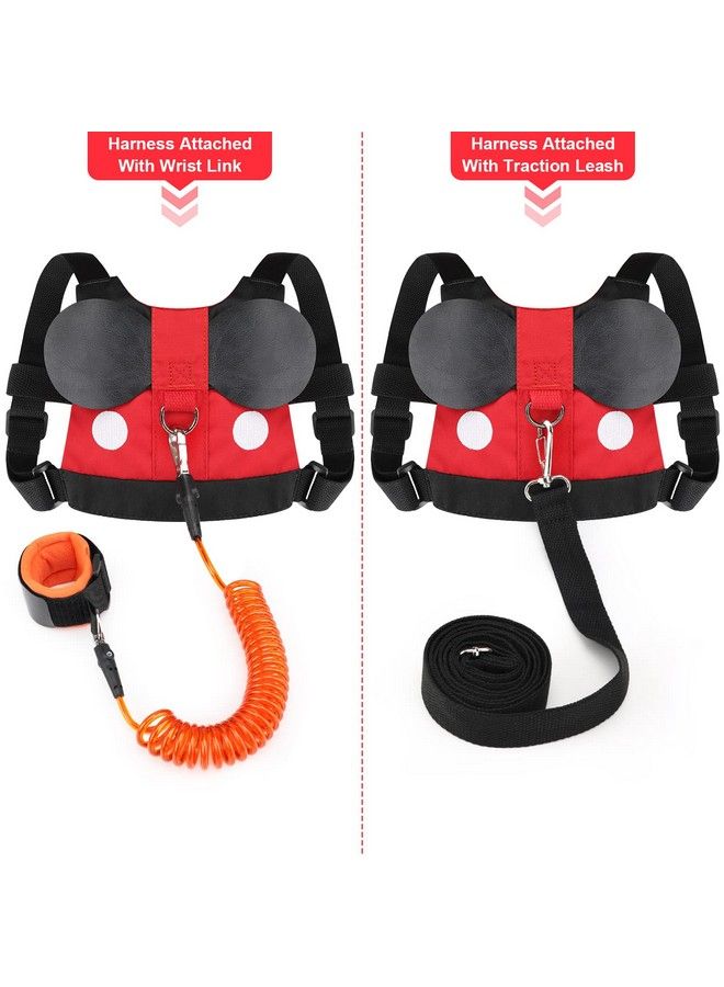 accmor حزام ربط للأطفال حزام طفل حبل للأطفال + رابط معصم مضاد للفقد حزام لطيف للأطفال مع حزام مساعد للمشي للت tether للأولاد والبنات من 1 إلى 5 سنوات إلى حديقة الحيوان أو المركز التجاري - Image 4