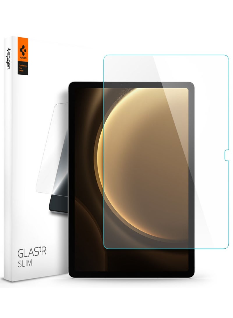 Spigen واقي شاشة Glastr Slim لهاتف Samsung Galaxy Tab S9 FE (10.9 بوصة) من الزجاج المقوى الفاخر - Image 1
