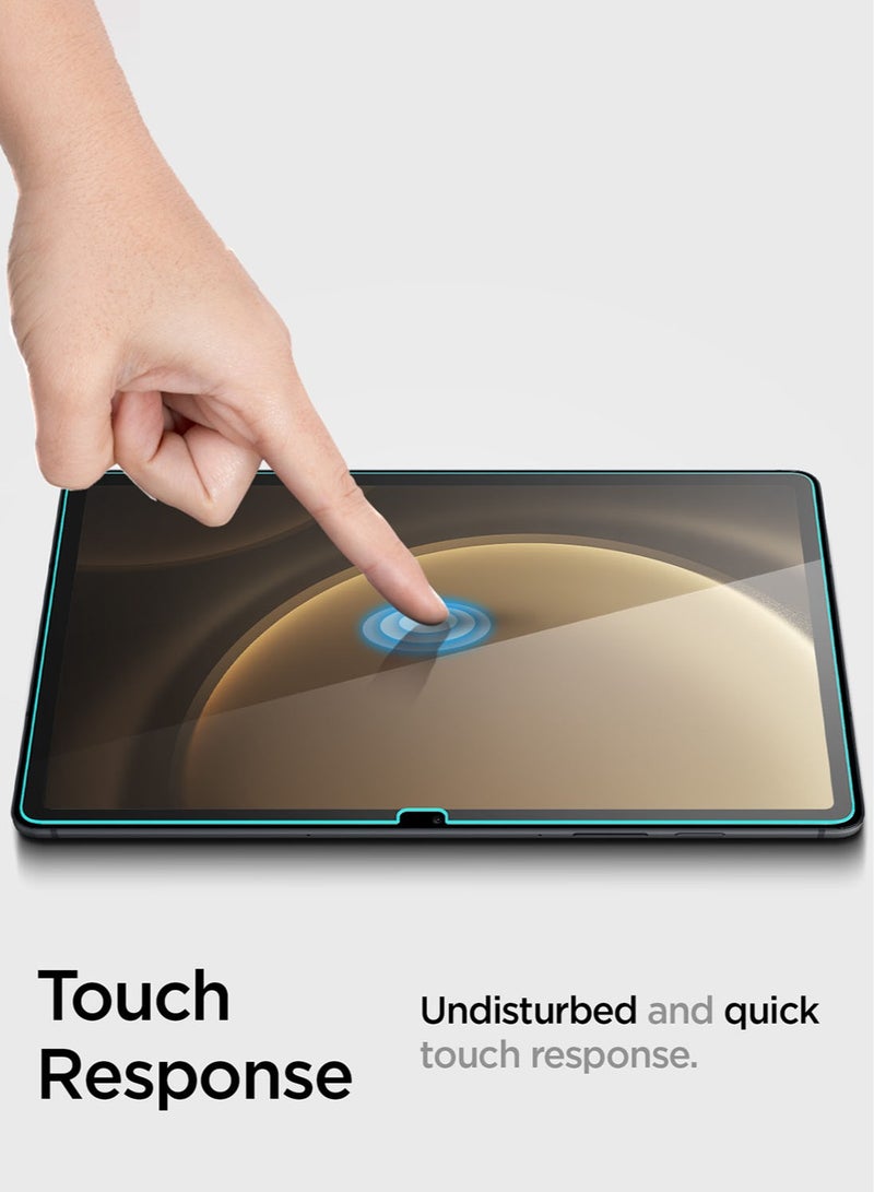 Spigen واقي شاشة Glastr Slim لهاتف Samsung Galaxy Tab S9 FE (10.9 بوصة) من الزجاج المقوى الفاخر - Image 3