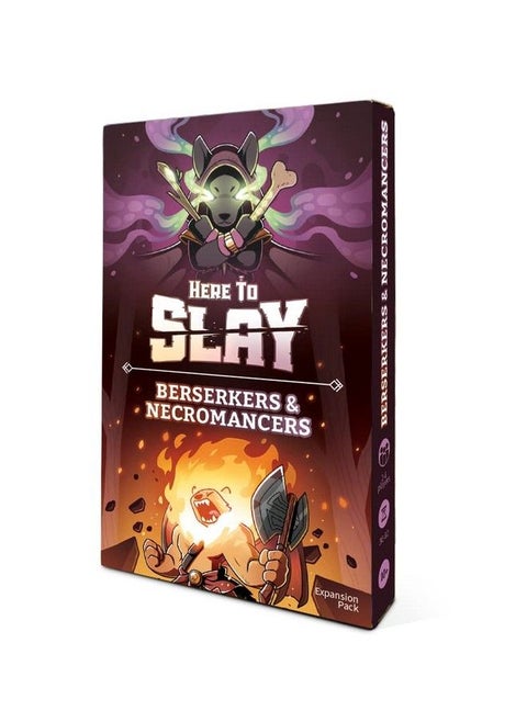 Here To Slay: Berserker & Necromancer Expansion Pack Designed To Be Added To Your Here To Slay Base Game