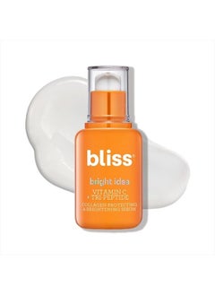 BLISS Bright Idea Vitamin C Brightening Serum | Collagen Boosting and Protects Elasticity | Clean | Paraben Free | Cruelty-Free | Vegan | 1 oz  - Image 1