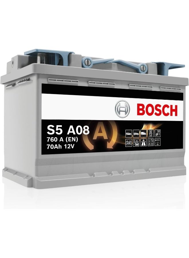 Bosch 0 092 S5 A 080 Rechargeable Starter Battery - Image 1