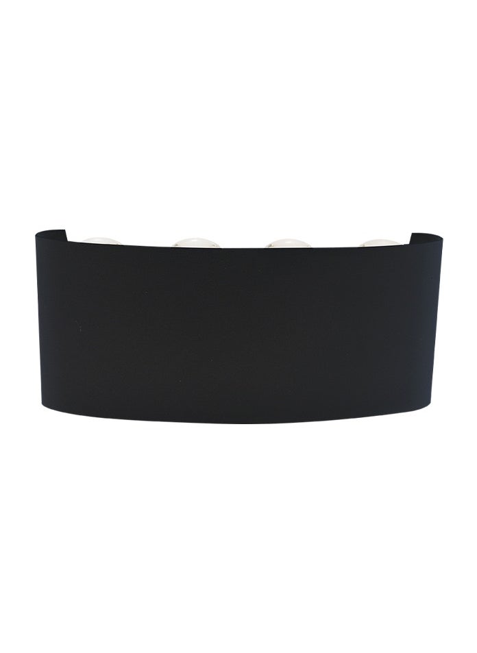 MODI 8*2W Modern LED RGB Multi Color Wall Light , IP65 Waterproof, 1500lm, Up & Down Lighting - Black  - Image 3