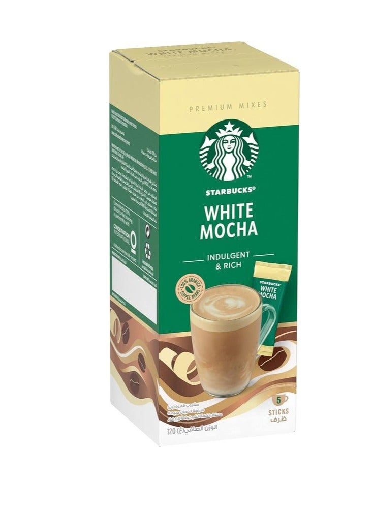 ستاربكس وايت موكا ميكس 5 أعواد 120جم - Image 1