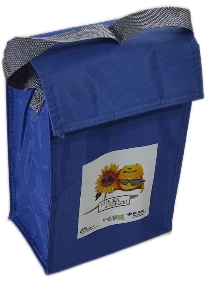 Lunch Bag Insulated Cooler Lunch Bag, Thermal Tote Bag for Kids, Portable Bag for Indoor and Outdoor Use,Light Blue  - Image 1