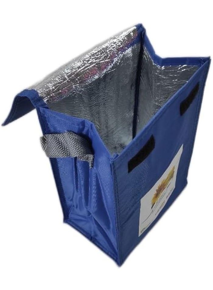 Lunch Bag Insulated Cooler Lunch Bag, Thermal Tote Bag for Kids, Portable Bag for Indoor and Outdoor Use,Light Blue  - Image 2