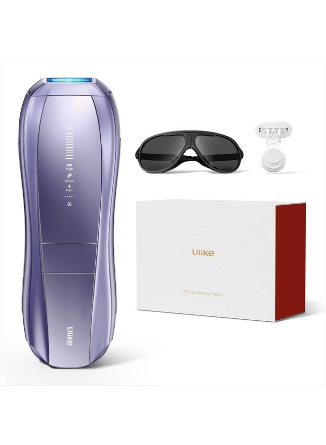 Ulike Laser Hair Removal, Air 10 IPL Hair Removal for Women and Men, 65°F Ice-Cooling Contact, Dual Lights, Skin Sensor & SHR Mode* for Nearly Painless, Effective & Long-Lasting Hair Removal from Home - Image 1