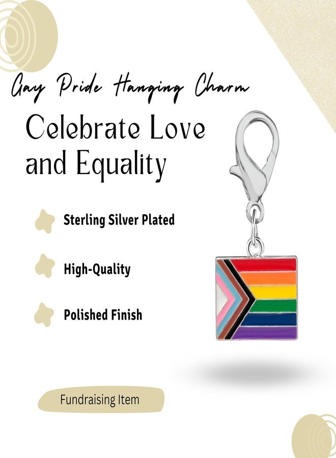 فوندريزينغ فور أ كوز زينة "فخر التقدم" من تصميم دانيال كوازار، مثالية للأساور، والحقائب، وسحابات السترات، وحقائب الظهر، وأطواق الحيوانات الأليفة - إكسسوارات فخر المثليين - Image 2