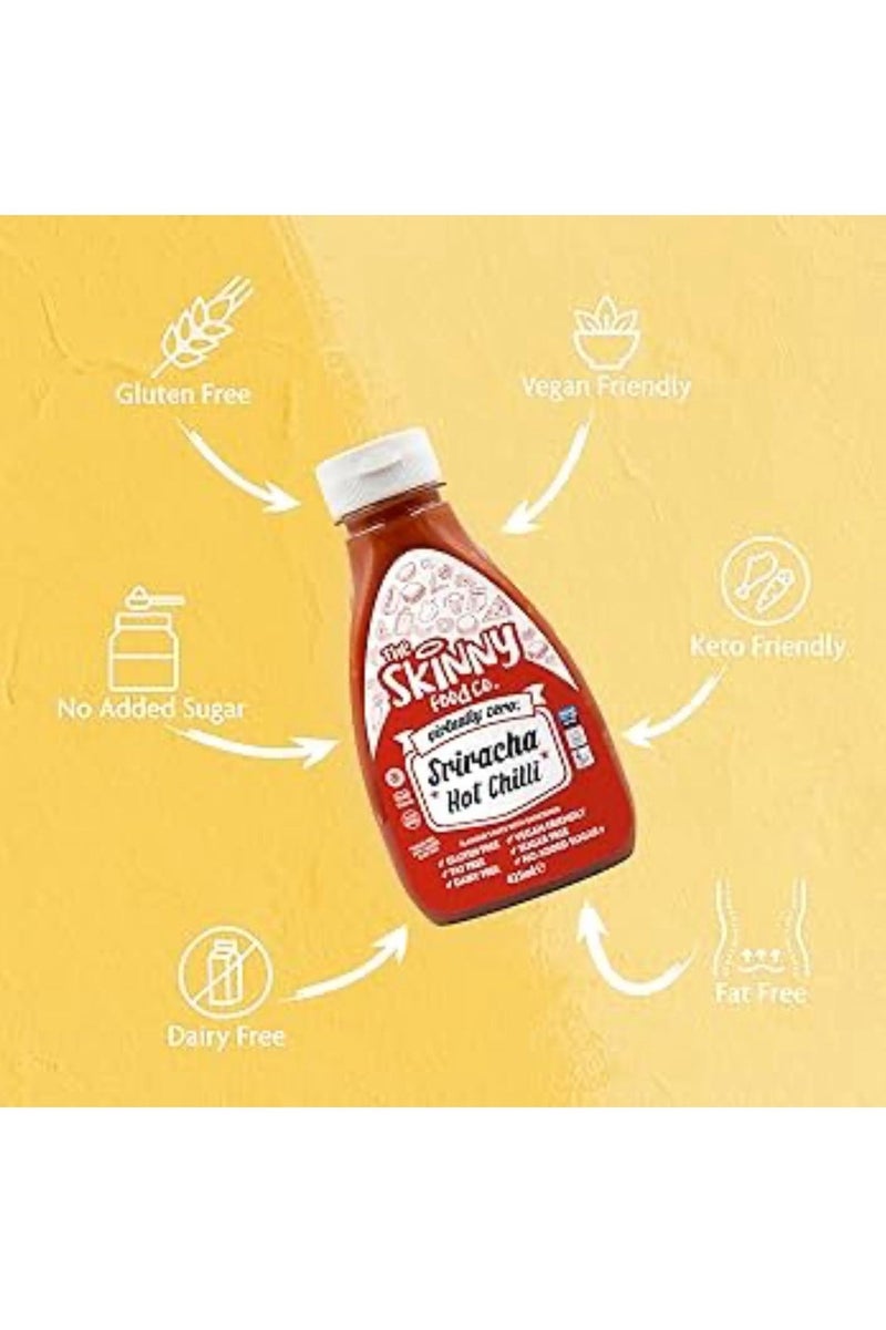 The Skinny Food Co. Skinny Sauce Sriracha Hot Chilli  Sugar Free 425ml  - Image 2