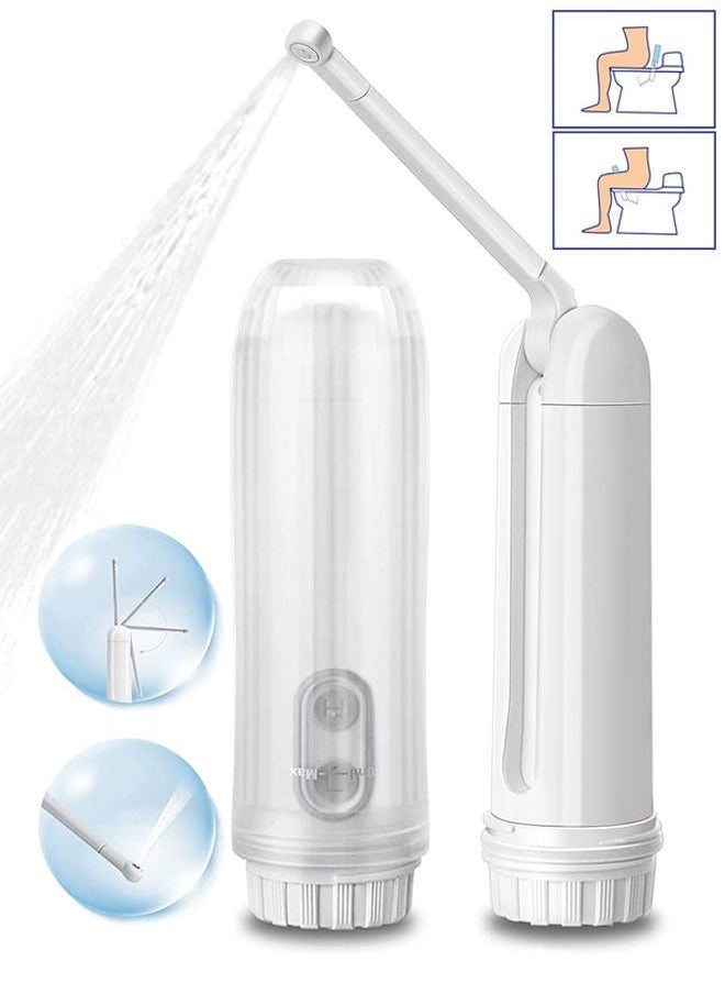 Generic Portable Electric Bidet Sprayer Travel Bidet Bottle with Adjustable Strength for Personal Cleansing Hygiene Care Toilet Bathroom  - Image 1