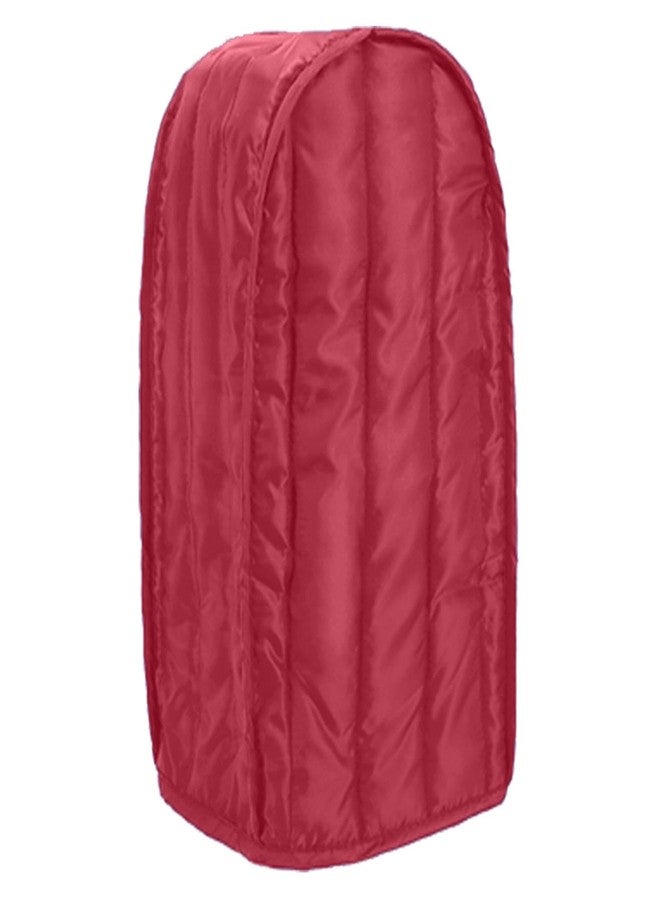 كاسكلينو غطاء واقٍ من الغبار لخلاط المطبخ، غطاء من البوليستر المقاوم لبصمات الأصابع لخلاط قائم أو ماكينة قهوة، غطاء مقاوم للغبار والبقع لأجهزة المطبخ (لون أحمر خمري) - Image 1