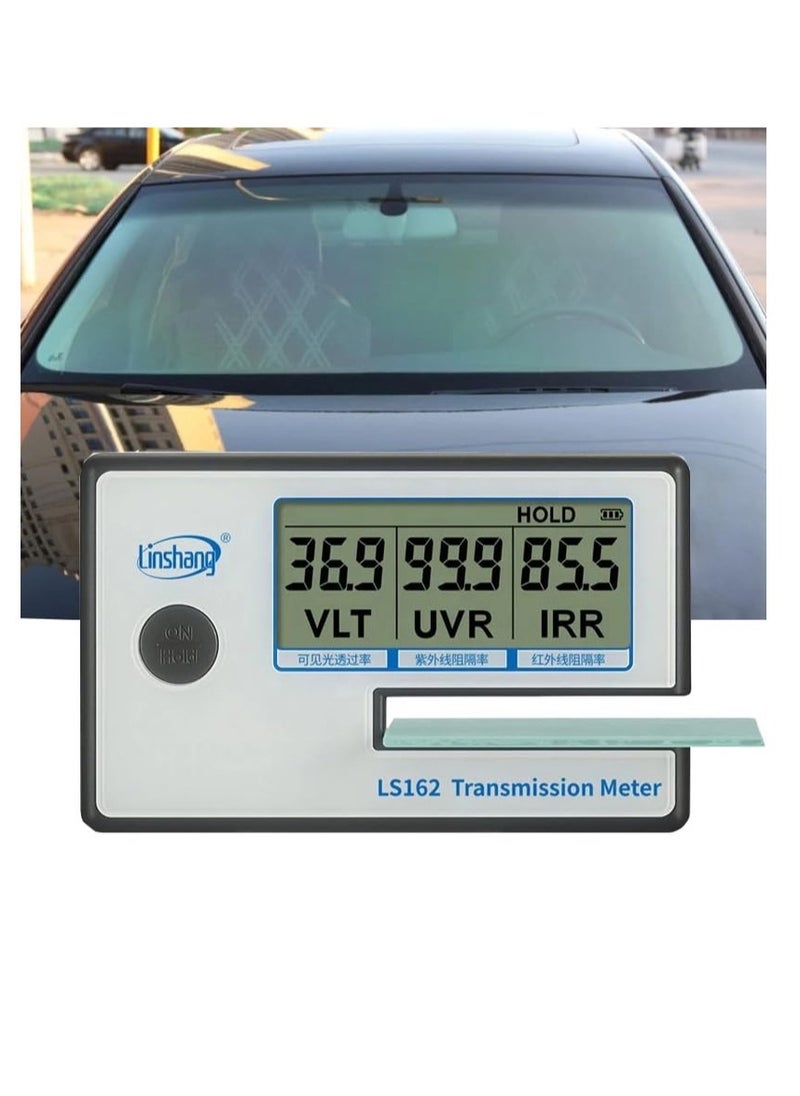 Excefore - Portable Solar Tester Meter, Digital Window Tint Meter, Car Transmission Meter, Filmed Glass Tester, UV IR Rejection Meter, Spectrum Tester, IR 950nm UV 365nm VR 550nm LS162 - Image 1