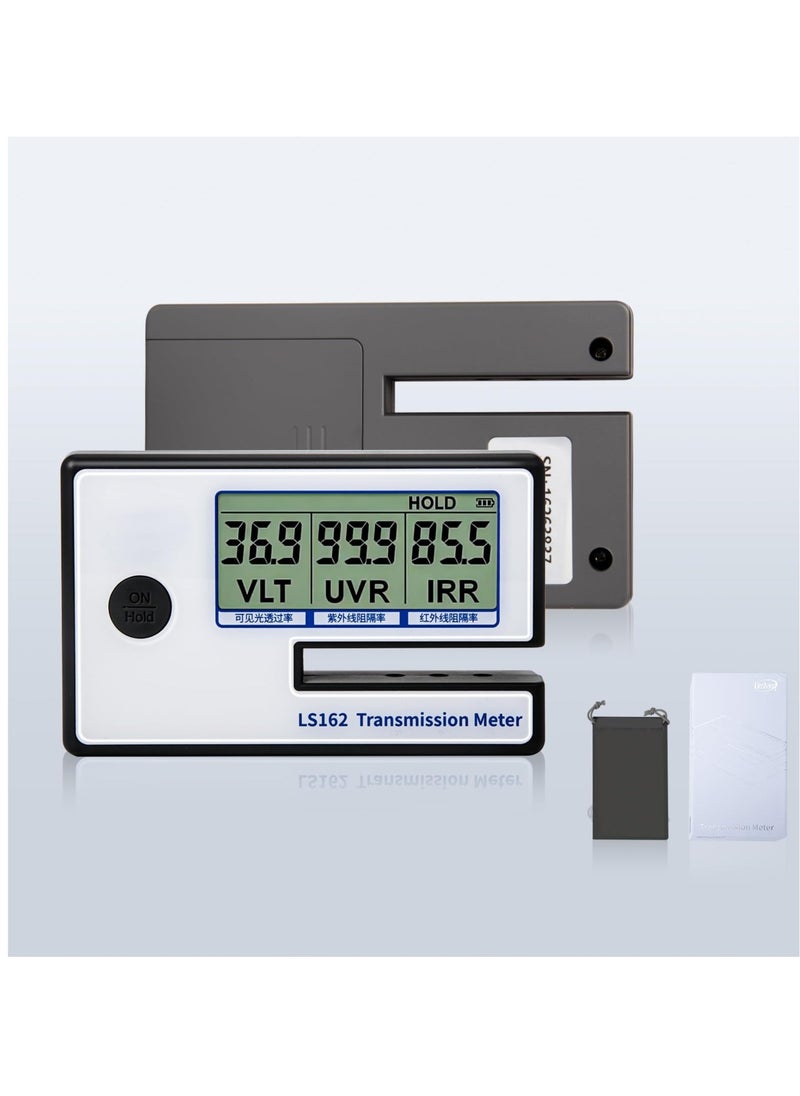 Excefore - Portable Solar Tester Meter, Digital Window Tint Meter, Car Transmission Meter, Filmed Glass Tester, UV IR Rejection Meter, Spectrum Tester, IR 950nm UV 365nm VR 550nm LS162 - Image 1