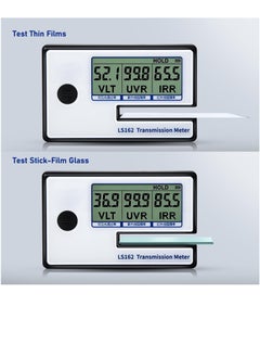Excefore Portable Solar Tester Meter, Digital Window Tint Meter, Car Transmission Meter, Filmed Glass Tester, UV IR Rejection Meter, Spectrum Tester, IR 950nm UV 365nm VR 550nm LS162  - Image 4