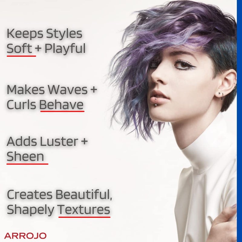 ARROJO Hypnotic Calming Curl Cream â€“ Nourishing Curl Cream for Curly Hair & Wavy Hair â€“ Anti Frizz Curl Defining Cream for Calm Curls â€“ Sulfate & Paraben-Free Curly Hair Products (6 oz) - Image 4