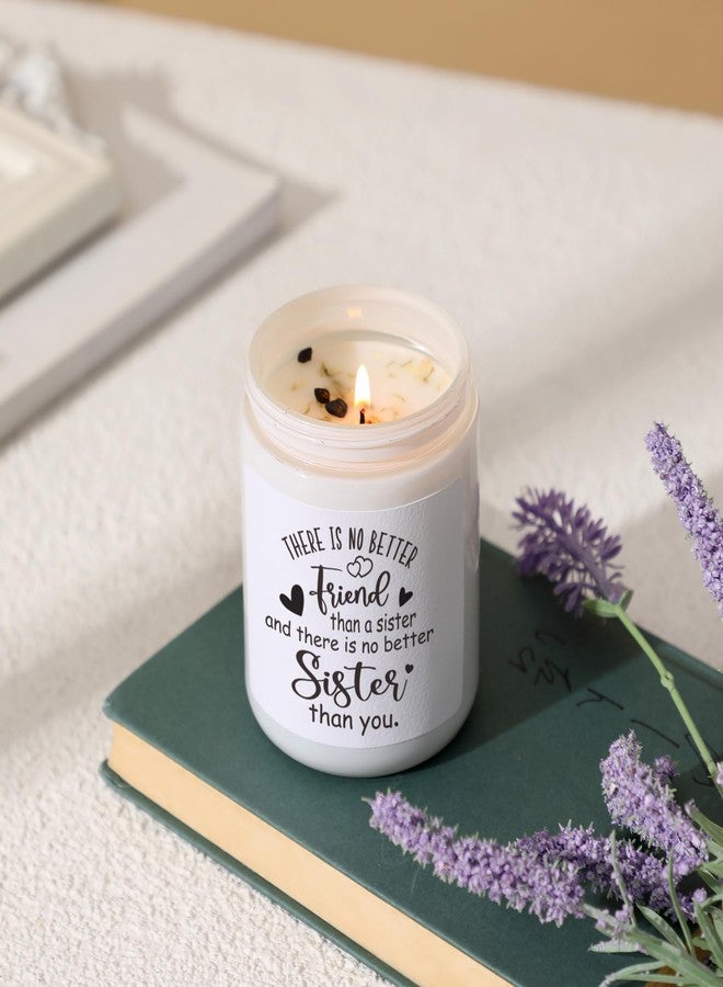 KORMMCO Mothers Day Scented Candle Gift for Sister, There is No Better Friend Than a Sister - Funny Birthday, Graduation & Christmas Gift for Sister - Lavender Vanilla 7oz - Image 2
