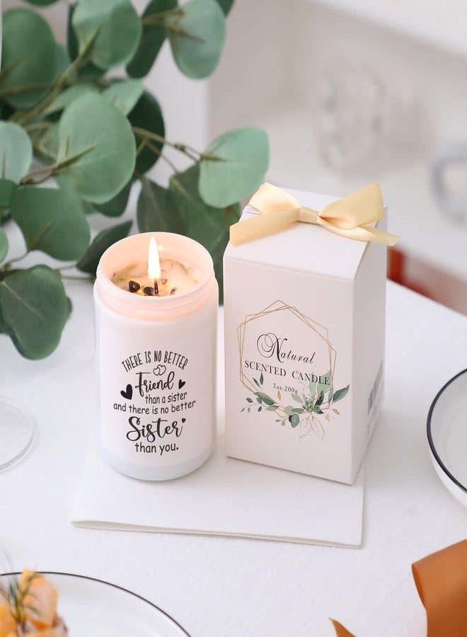 KORMMCO Mothers Day Scented Candle Gift for Sister, There is No Better Friend Than a Sister - Funny Birthday, Graduation & Christmas Gift for Sister - Lavender Vanilla 7oz - Image 4