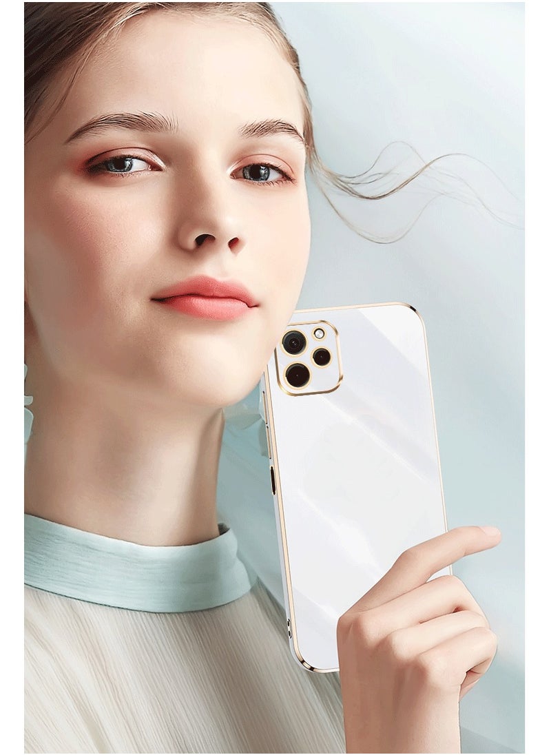 Generic - HUAWEI Nova Y61 4G Mobile Phone Case Cover, Luxury Plating Soft Back Cover, Raised Full Camera Protection - Image 1