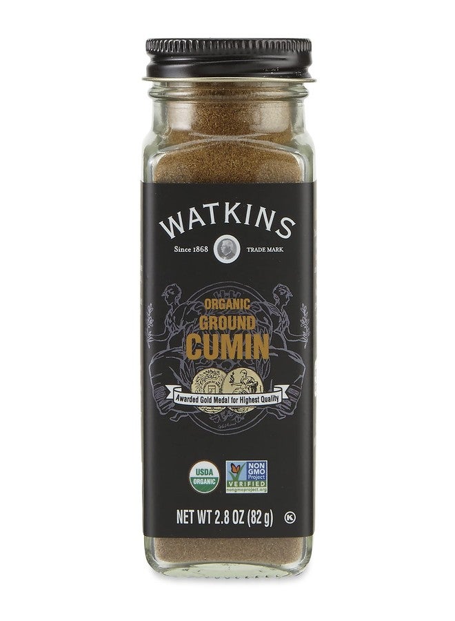 Watkins Gourmet Organic Spice Jar, Ground Cumin, Non-GMO, Kosher, 2.8 Ounce Jar, 1-Pack - Image 1
