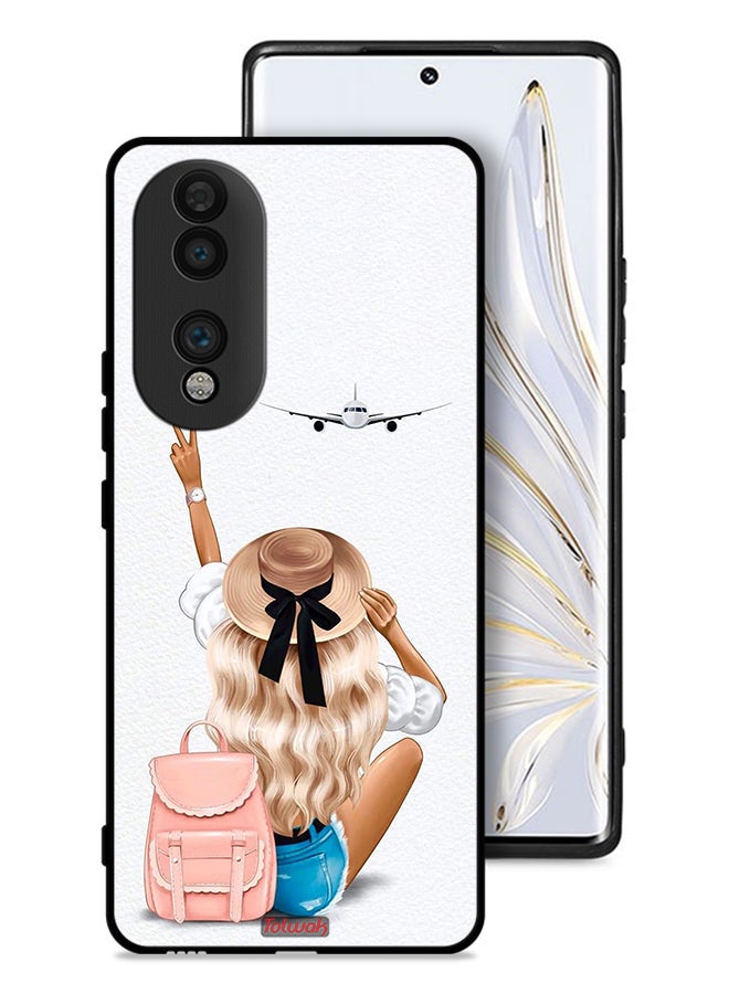 Tolwak Honor 70 Protective Case Cover Girl Love Travel - Image 1