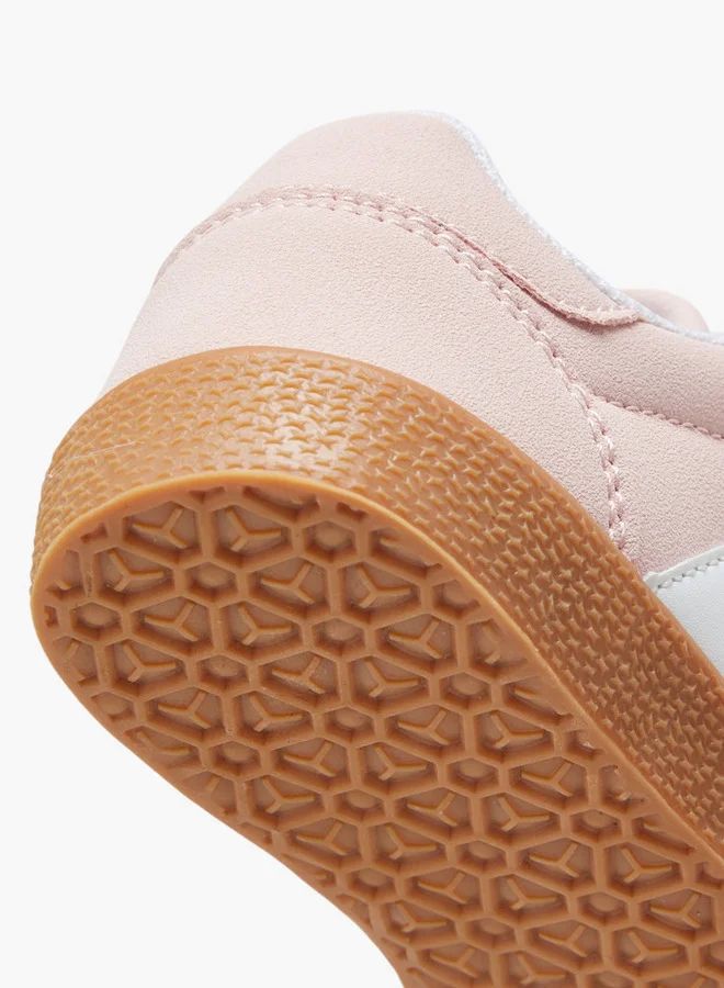 Flora Bella By Shoexpress Animal Print Sneakers with Hook and Loop Closure