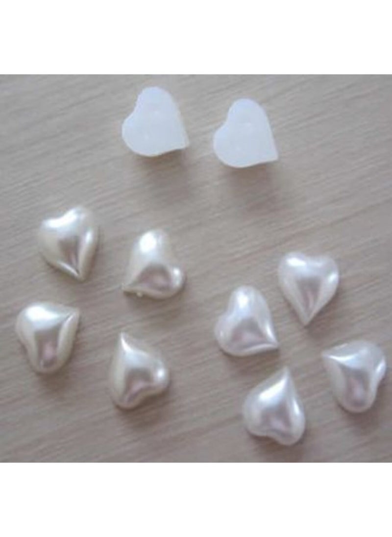 CICI Half Pearl Heart Beads 25LI 