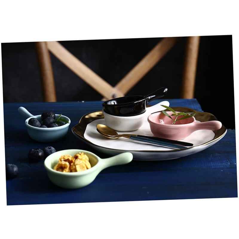 Ceramic Mini Dipping Bowl With Handle Snack And Condiment Dish For Home And Restaurants - Image 5