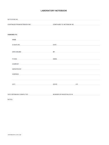 BookFactory Blue A4 Lab Notebook - 168 Pages (5mm Grid Format), A4-8.27 x 11.69 (21 cm x 29.7cm), Blue Cover, Section Sewn Hardbound Laboratory Notebook (Made in USA) - Image 2