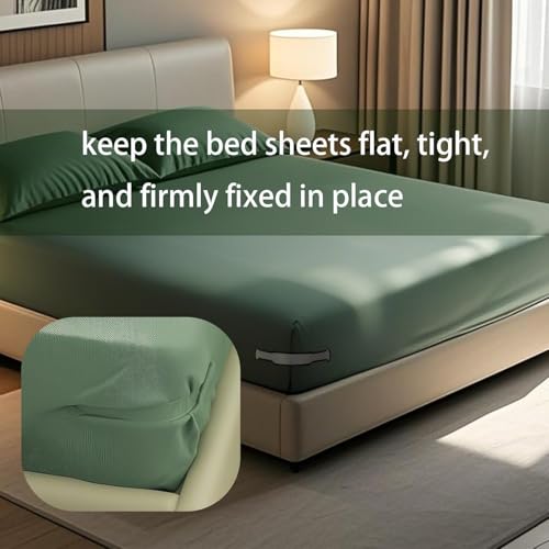 Cloudhome Bed Sheet Holders, Keep Sheets Tight and Secure, Bed Sheet Grippers for Perfectly Fit Bedding, Heavy Duty Mattress Straps for No More Loose Sheet, Special for Indian Bed, Big Size Set of 4 - Image 2