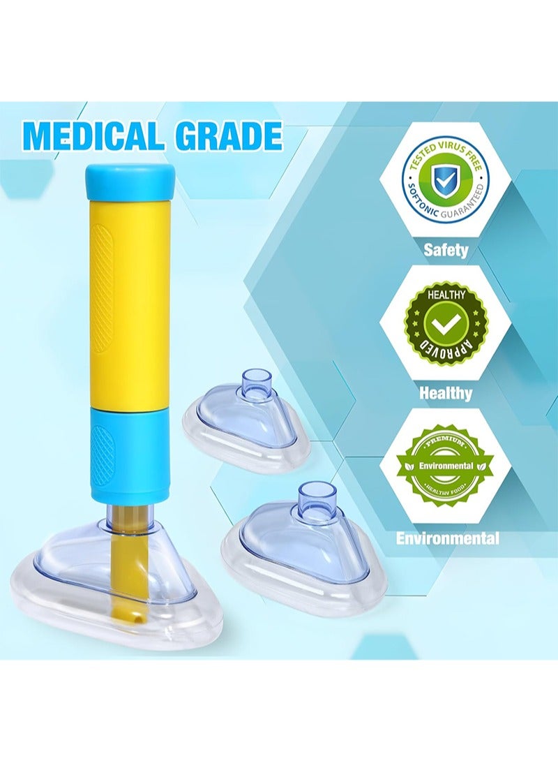 AL RAID Anti Suffocation Device,Suffocation Rescue Device for Children and Adults with 2 Masks,Portable Anti Suffocation Device,Powerful Suction Home Emergency Kit,First Aid Airway Assist Device - Image 4