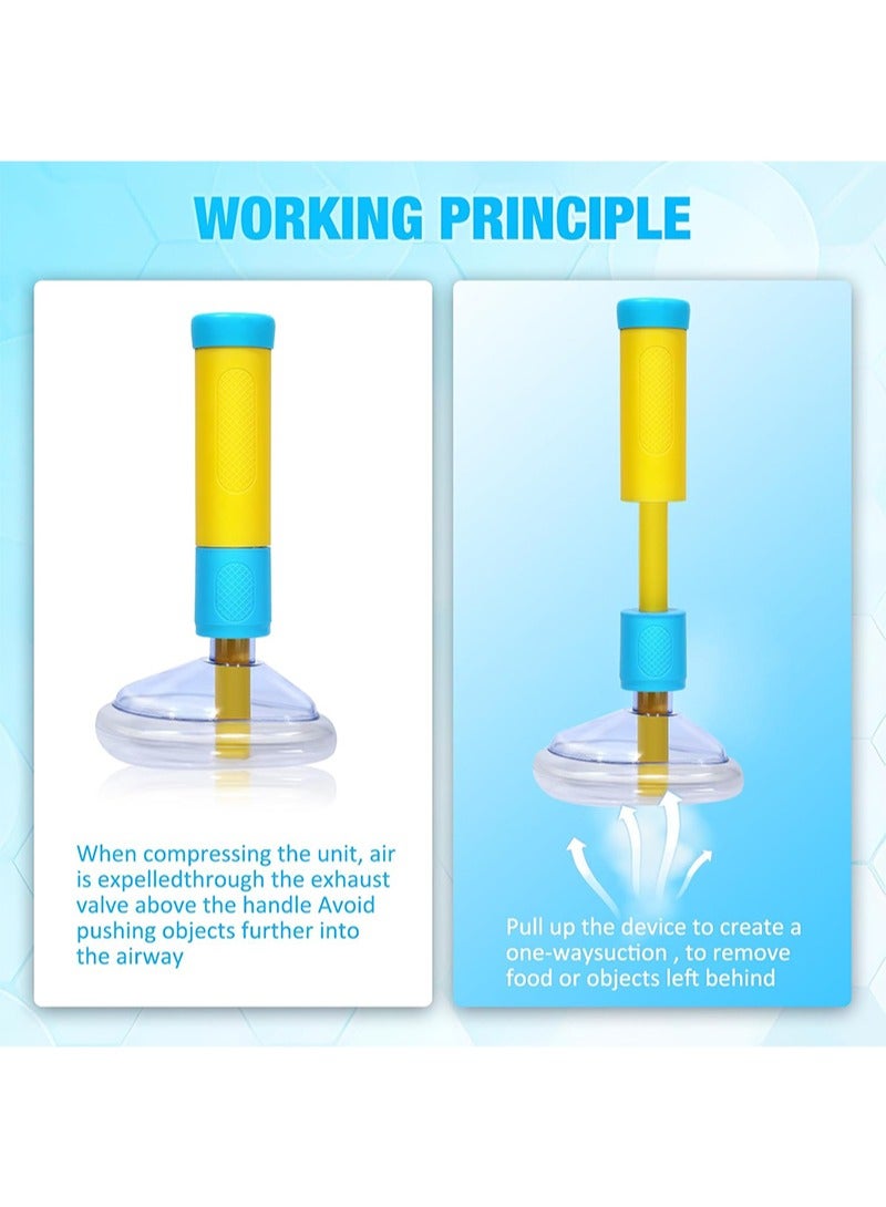 AL RAID Anti Suffocation Device,Suffocation Rescue Device for Children and Adults with 2 Masks,Portable Anti Suffocation Device,Powerful Suction Home Emergency Kit,First Aid Airway Assist Device - Image 2