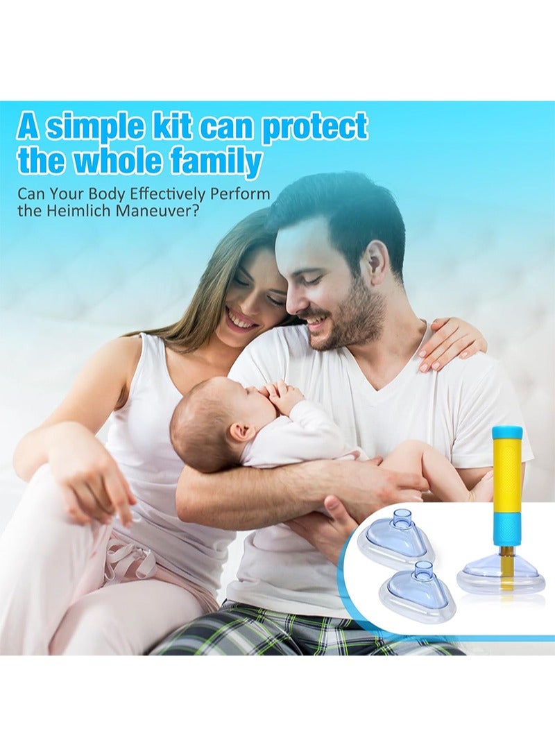 AL RAID Anti Suffocation Device,Suffocation Rescue Device for Children and Adults with 2 Masks,Portable Anti Suffocation Device,Powerful Suction Home Emergency Kit,First Aid Airway Assist Device - Image 5