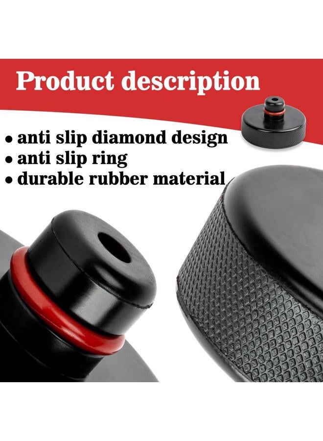 psler Jack Pad for Tesla 3/Y/X/S - Lifting Jack Pucks for Tesla Model 3 Y X S Accessories Quick Floor Jack Stand Rubber Pad Car Tire Lift Jack Point Protect Blocks Jack Parts Kit 4 Packs Black - Image 4