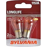 Sylvania SYLVANIA - 1157A Long Life Miniature - Amber Bulb, Ideal for Park and Turn Lights (Contains 2 Bulbs)  - Image 1
