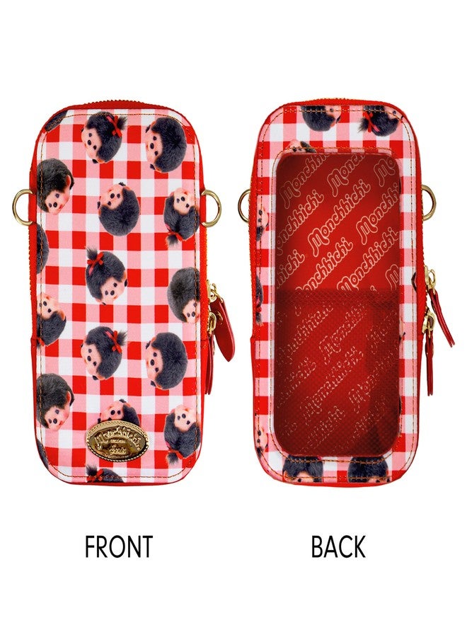 سونيكس حقيبة هاتف سونيكس × مونتشيتشي - حقيبة سفر عالمية للهواتف الذكية، محفظة، حقيبة كروس بودي وحقيبة كتف | مونتشيتشي بنقشة مربعات - Image 2