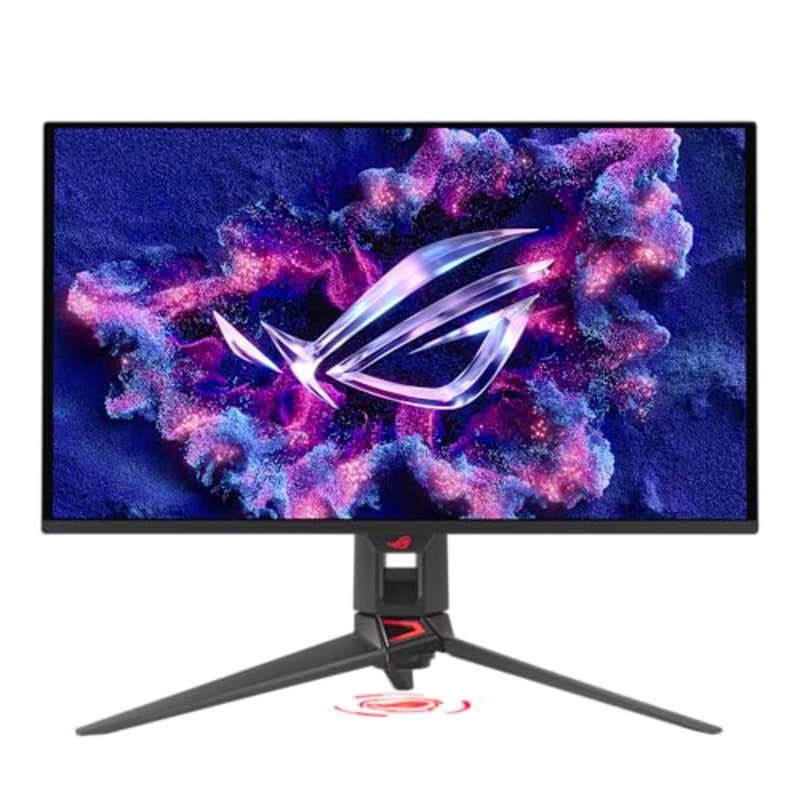 شاشة الألعاب ROG Swift 27 4K QD-OLED PG27UCDM - 240 هرتز، 0.03 مللي ثانية، مبدد حرارة مخصص، مستشعر القرب Neo، متوافق مع G-SYNC، 99 DCI-P3، لون حقيقي 10 بت، DisplayPort 2.1a UHBR20، ضمان لمدة 3 سنوات OLED Care Pro، مستشعر القرب Neo، مبدد حرارة مخصص، DisplayPort 2.1، G-SYNC متوافق، صحيح 10 بت، لأجهزة PS5 وXbox - Image 1