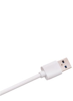 Generic HUB  Amazing Design With Four Port 3.0 USB Hub And Support 2TB - Silver White  - Image 2