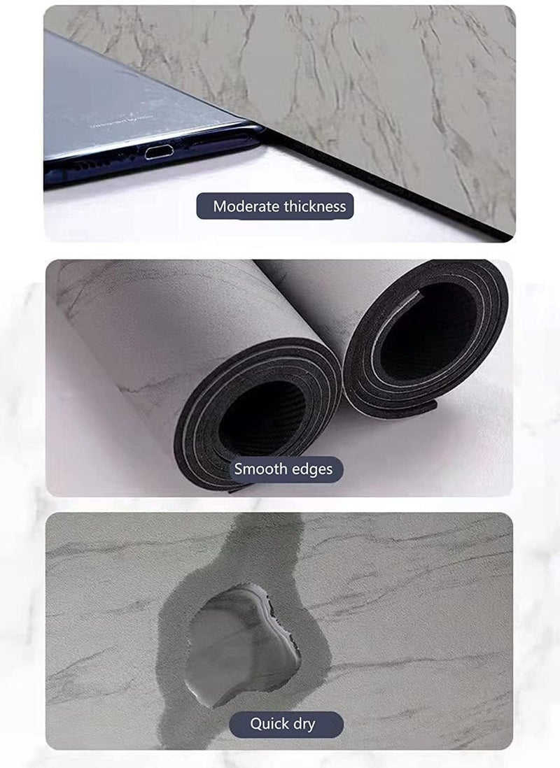 SKVM Memory Foam Water Absorbent Rectangular Shape Mat for Bathroom Kitchen Floor Door Entrance Anti Slip Foot Skid Shower mat (Design 7) - Image 5