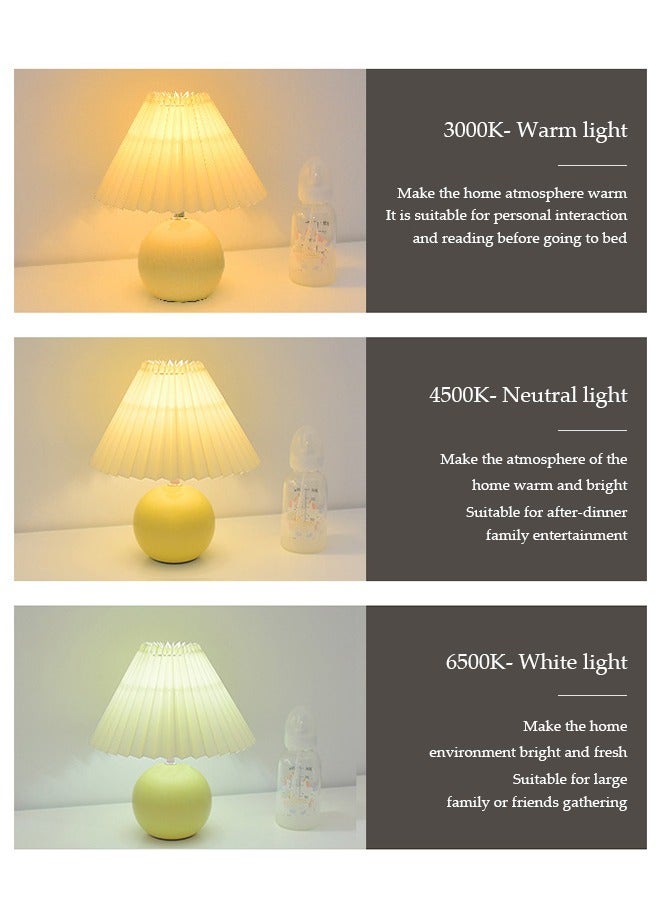 DUNISO مصباح طاولة جانبية، مصباح USB لغرفة النوم، مصباح قراءة LED متعدد الوظائف، ثلاث ألوان قابلة للتعديل على عدة مستويات، مناسب لغرفة المعيشة، الدراسة، غرفة النوم والمكتب - Image 3