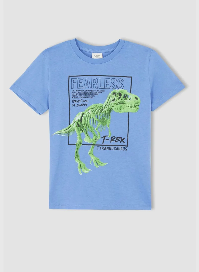 ديفاكتو Short Sleeve Dinasour Print Lounge Set