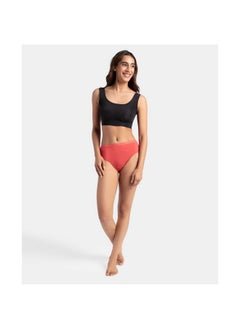 JOCKEY Jockey Women's Cotton Hipster Panty (Pack of 3) (1523_Dark Assorted_XL_Assorted_XL)  - Image 3