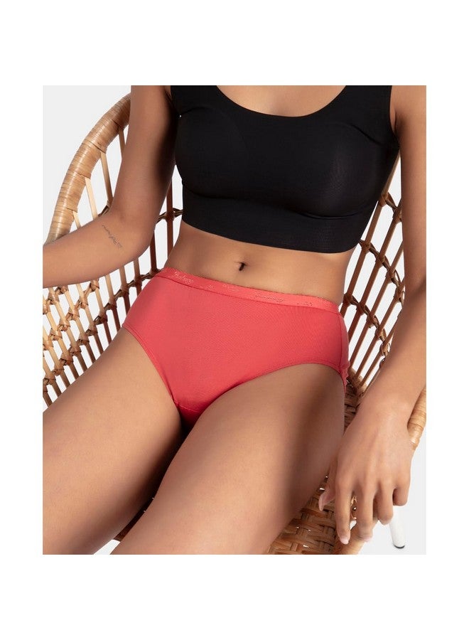 JOCKEY Jockey Women's Cotton Hipster Panty (Pack of 3) (1523_Dark Assorted_XL_Assorted_XL) - Image 4