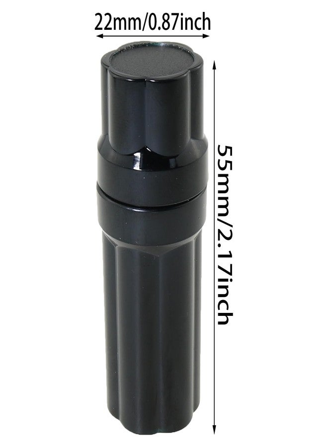 heyous 2 Sets Plastic Billiard Cue Joint Protector Black Billiard Cue Protector Used to Protect Pool Table Cues - Image 2