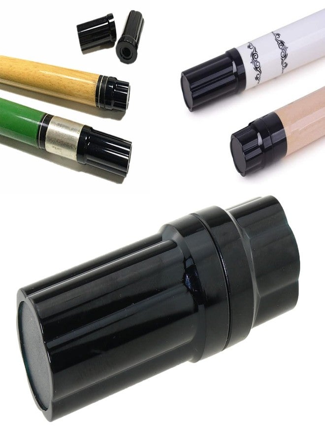 heyous 2 Sets Plastic Billiard Cue Joint Protector Black Billiard Cue Protector Used to Protect Pool Table Cues - Image 5