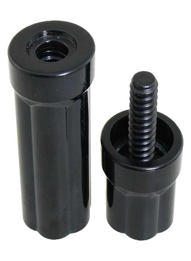 heyous 2 Sets Plastic Billiard Cue Joint Protector Black Billiard Cue Protector Used to Protect Pool Table Cues - Image 4