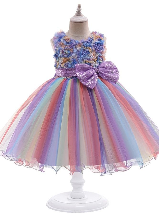 Loquat New summer sleeveless princess children's dress children's dress girls dress dress  - Image 1